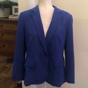 Talbots two button blue blazer